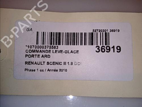 Used Right rear window switch Right rear window switch RENAULT GRAND SCÉNIC III (JZ0/1_) 1.9 dCi (JZ0J, JZ0N, JZ1K, JZ1S) (131 hp) 11103042 11103042