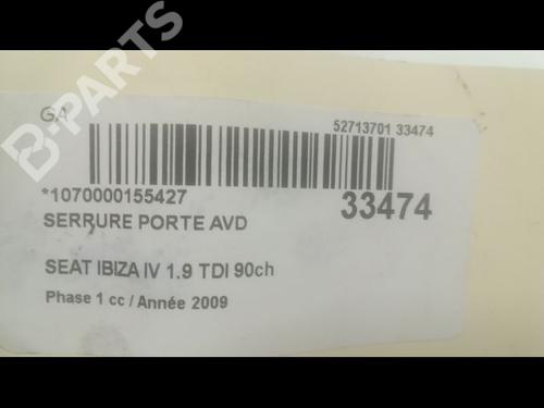Front right lock SEAT IBIZA IV SC (6J1, 6P5) 1.9 TDI | BP9602338C97 
