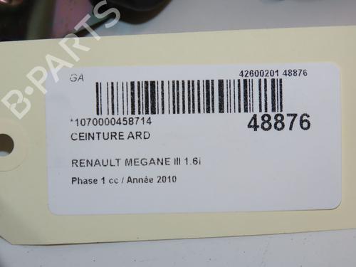Used Rear right belt tensioner RENAULT MEGANE III Hatchback (BZ0/1_, B3_) 1.6 16V Hi-Flex (BZ03) (110 hp) 28968083