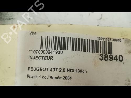 Used Injector PEUGEOT 407 (6D_) 2.0 HDi 135 (6DRHRH, 6DRHRE, 6DRHRG, 6DRHRJ) (136 hp) 9608850