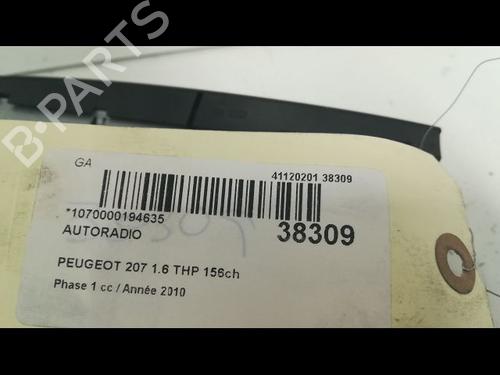 Used Radio PEUGEOT 207 (WA_, WC_) 1.6 16V Turbo (156 hp) 9605079