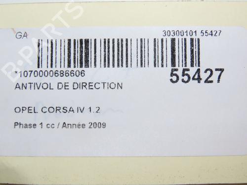 Ignition barrel OPEL CORSA D (S07) 1.2 (L08, L68) | BP30652503M48 - Image 9