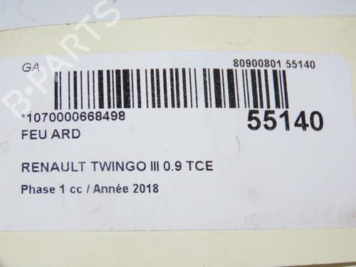 Right taillight RENAULT TWINGO III (BCM_, BCA_) 0.9 TCe 90 (BCM9, BCM2) | BP32873005C35 - Image 3