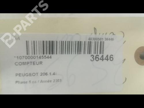 Instrument cluster PEUGEOT 206 Hatchback (2A/C) 1.4 i | BP9600868C47 