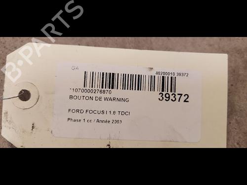 Used Warning switch FORD FOCUS I Saloon (DFW) 1.8 TDCi (100 hp) 9613644