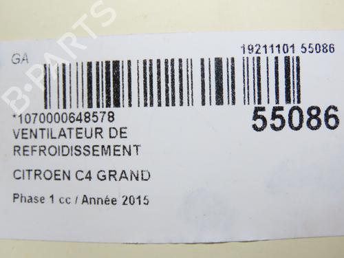 Køleventilator elektrisk CITROËN C4 Picasso II 2.0 BlueHDi 150 | BP31077288M35 