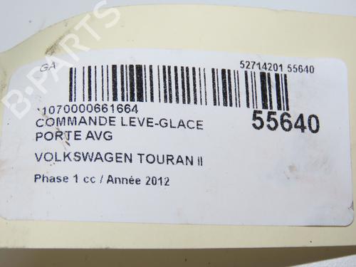 Used Left front window switch VW TOURAN (1T3) 2.0 TDI (140 hp) 31151654