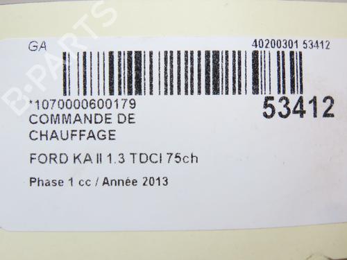 Climate control FORD KA (RU8) 1.3 TDCi | BP28967899I5 - Image 6
