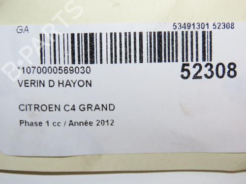 Gassdemper Bakluke CITROËN C4 Grand Picasso I (UA_) 2.0 HDi 150 (150 hp) 28832283
