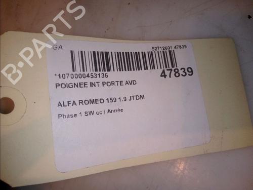 Front right interior door handle ALFA ROMEO 159 Sportwagon (939_) 1.9 JTDM 16V (939BXC1B, 939BXC12) | BP14996308I14 