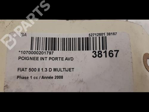 Front right interior door handle FIAT 500 (312_) 1.3 D Multijet (312AXB1A) | BP9604020I14 