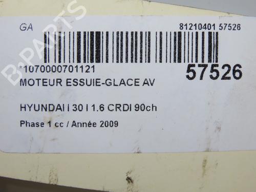 Front wiper motor HYUNDAI i30 (FD) 1.6 CRDi | BP33998964M29  - Image 5