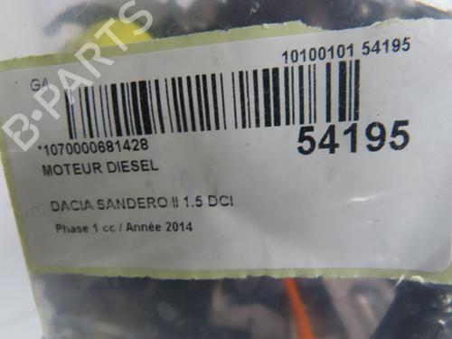 Engine DACIA SANDERO II 1.5 dCi 75 / Blue dCi 75 (B8JW, B8M4, B8AH, B8M7, B8M6) | BP33808296M1  - Image 6