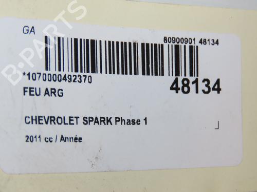 Left taillight CHEVROLET SPARK (M300) 1.2 | BP17609730C34 