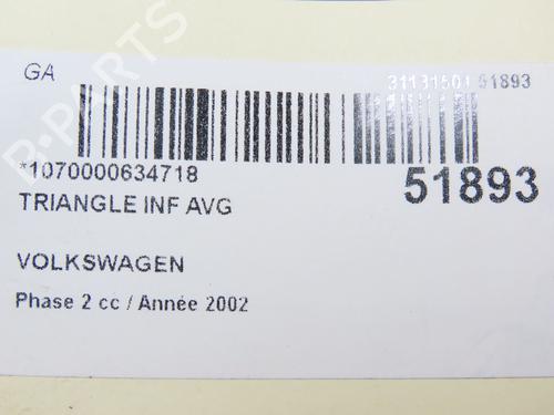 Querlenker links vorne VW TRANSPORTER T4 Bus (70B, 70C, 7DB, 7DK, 70J, 70K, 7DC, 7DJ) 2.5 TDI | BP28967543M12