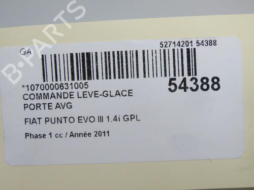 Used Left front window switch Left front window switch FIAT PUNTO (199_) 1.4 (199AXB1A, 199BXB1A, 199BXB11, 199AXB11) (78 hp) 33728129 33728129