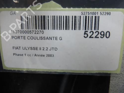 Venstre side skyvedør FIAT ULYSSE (179_) 2.2 JTD | BP22996948C74 