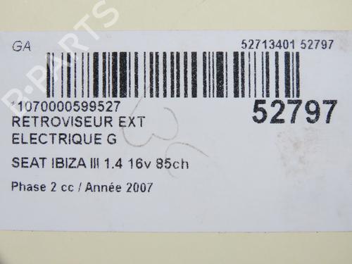 left-mirror-seat-ibiza-iii-6l1-2002-2003-2004-2005-2006-2007-2008-2009-31120809 main image