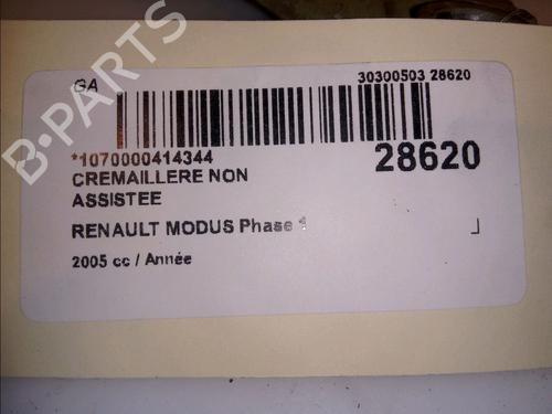 Used Steering rack RENAULT MODUS / GRAND MODUS (F/JP0_) 1.2 (JP0C, JP0K, FP0C, FP0K, FP0P, JP0P, JP0T) (75 hp) 23172955