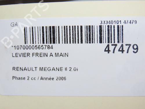 Used Hand brake RENAULT MEGANE II (BM0/1_, CM0/1_) 2.0 Renault Sport (224 hp) 28830000