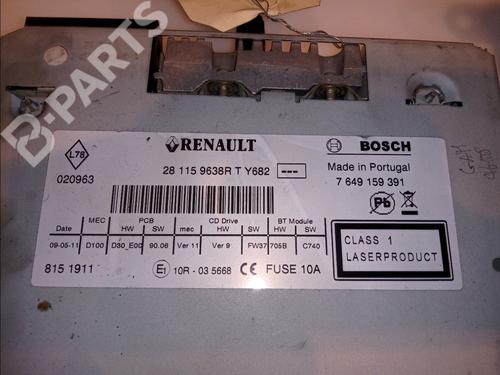 Radio RENAULT SCÉNIC III (JZ0/1_) 1.5 dCi | BP11425796E6 