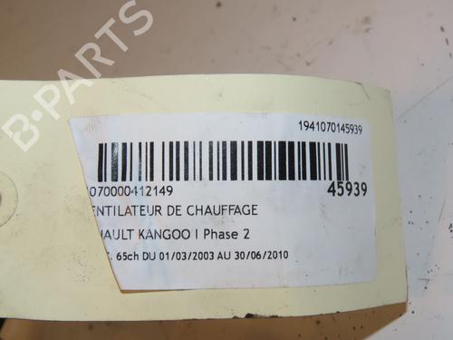 Used Heater blower motor RENAULT KANGOO Express (FC0/1_) 1.5 dCi (FC07, FC1R) (65 hp) 16740754