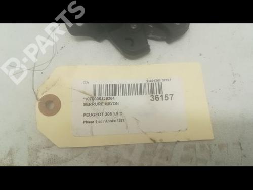 Bagklap lås PEUGEOT 306 Hatchback (7A, 7C, N3, N5) 1.9 D | BP9598885C101 
