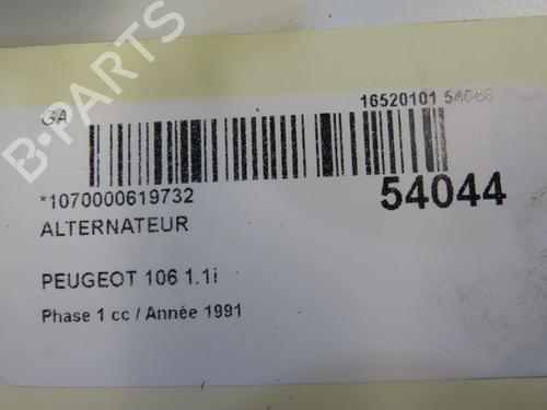 Alternator PEUGEOT 106 I (1A, 1C) 1.1 | BP29379879M7 
