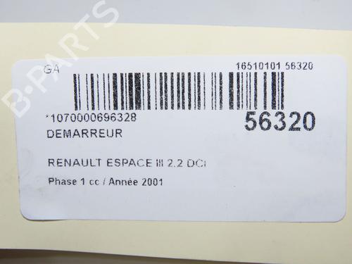 Motor arranque RENAULT ESPACE III (JE0_) 2.2 dCi (JE0K) (130 hp) 33008028