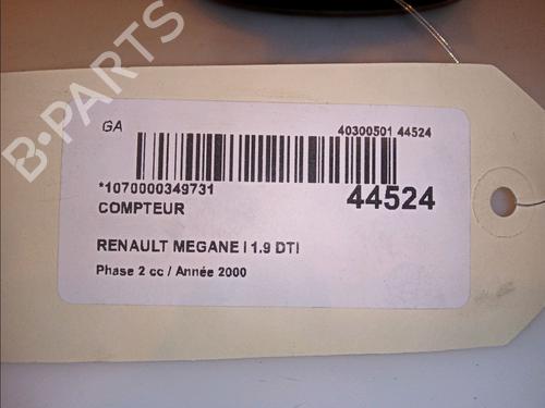 Used Instrument cluster RENAULT MEGANE I Classic (LA0/1_) 1.9 dTi (LA08, LA0N, LA0K) (98 hp) 11241412