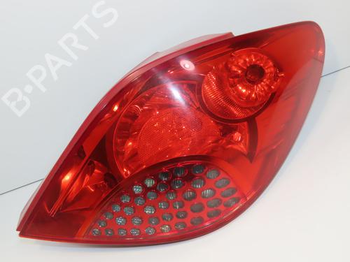 Used Right taillight PEUGEOT 207 (WA_, WC_) 1.4 HDi (68 hp) 28969595