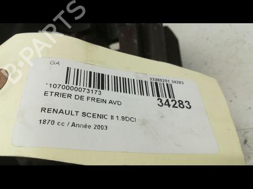 Right front brake caliper RENAULT SCÉNIC II (JM0/1_) 1.9 dCi (JM0G, JM12, JM1G, JM2C) | BP14877219M104