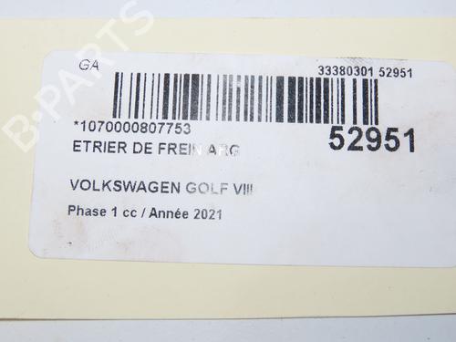 Left rear brake caliper VW GOLF VIII (CD1, DA1) 2.0 GTI Clubsport | BP38942651M107 - Image 6