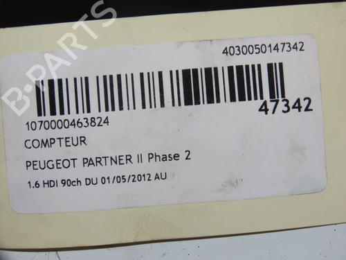 Used Instrument cluster Instrument cluster PEUGEOT PARTNER Tepee 1.6 HDi 90 (92 hp) 17338565 17338565