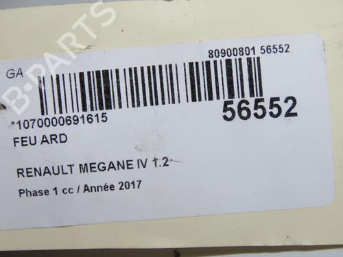 Used Right taillight Right taillight RENAULT MEGANE IV Hatchback (B9A/M/N_) 1.2 TCe 100 (B9MS) (100 hp) 33561890 33561890