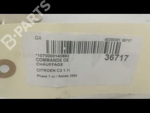 Climate control CITROËN C2 (JM_) 1.1 | BP9599907I5 