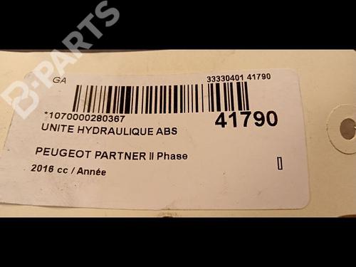 ABS pump PEUGEOT PARTNER Box Body/MPV 1.6 HDi | BP9614099M43 