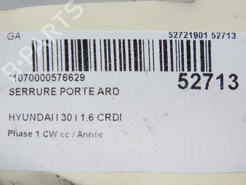Rear right lock HYUNDAI i30 Estate (FD) 1.6 CRDi | BP28969045C99 