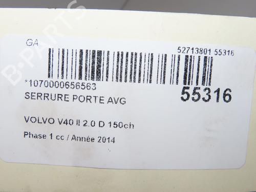 front-left-lock-volvo-v40-hatchback-525-2012-2013-2014-2015-2016-2017-2018-2019-39157332 main image