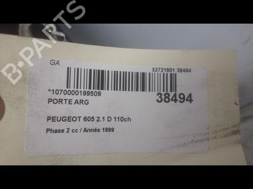 Used Left rear door PEUGEOT 605 (6B) 2.1 TD 12V (109 hp) 23176920