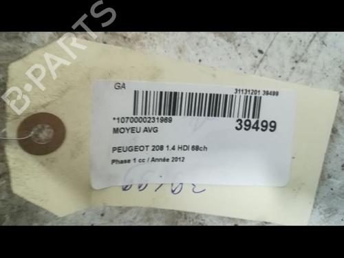 Right front steering knuckle PEUGEOT 208 I (CA_, CC_) 1.4 HDi | BP14876102M26 
