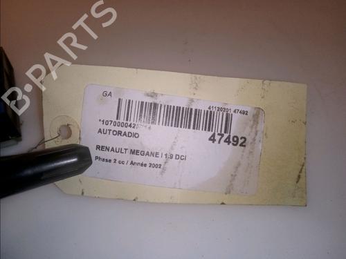 Radio RENAULT MEGANE I (BA0/1_) 1.9 dCi (BA05, BA1F) | BP15492250E6 