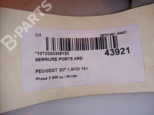 Rear right lock PEUGEOT 307 Break (3E) 1.6 HDi 110 | BP11183567C99 