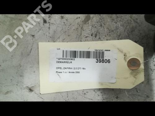 Starter OPEL ZAFIRA A MPV (T98) 2.0 DTI 16V (F75) | BP9609481M8 