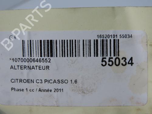 Generator CITROËN C3 Picasso (SH_) 1.6 HDI 90 (92 hp) 31242439