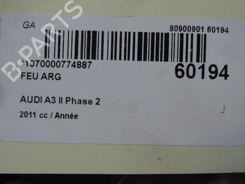 Left taillight AUDI A3 (8P1) 2.0 TDI 16V | BP38915875C34 - Image 5