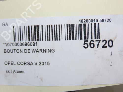 Warning switch OPEL CORSA D (S07) 1.2 (L08, L68) | BP30978845I22  - Image 5