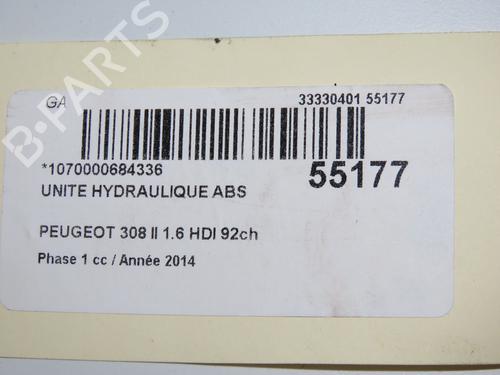 ABS pump PEUGEOT 308 II (LB_, LP_, LW_, LH_, L3_) 1.6 HDi | BP32399642M43 
