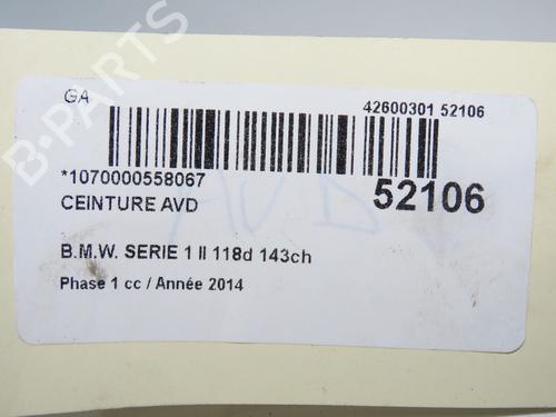 Used Front right belt tensioner BMW 1 (F20) 118 d xDrive (143 hp) 32377365