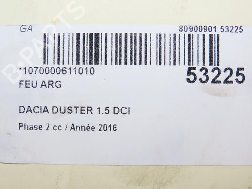 Used Left taillight DACIA DUSTER (HS_) 1.5 dCi (109 hp) 28802320